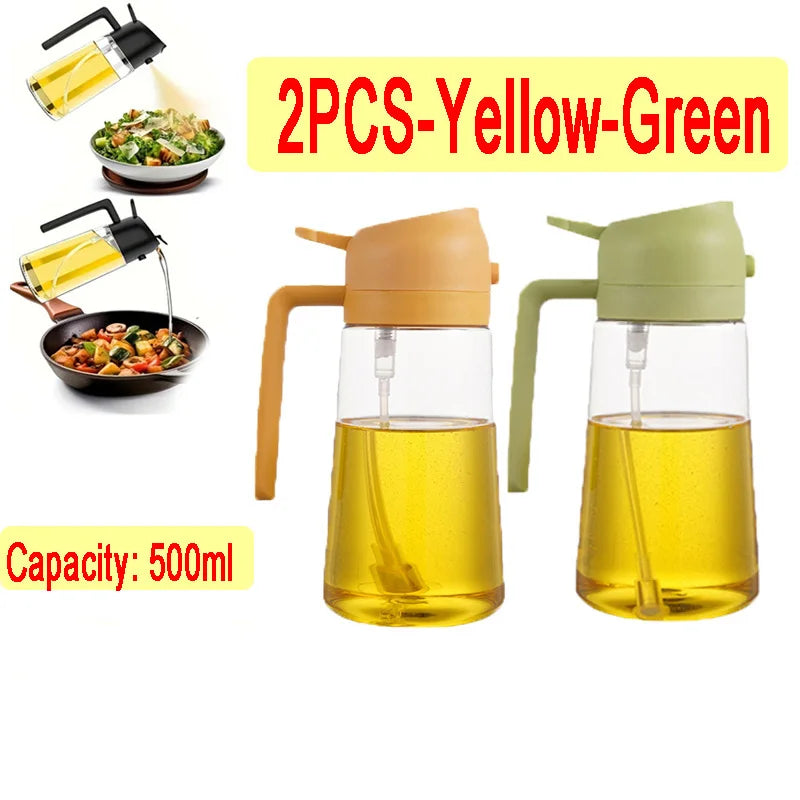 2in1 500ml Plastic oil sprayer