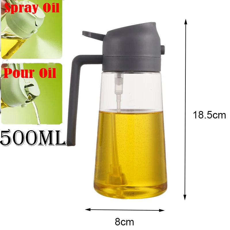 2in1 500ml Plastic oil sprayer