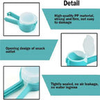 Bag Clips for Food Storage Sealing Clips with Pour Spouts Kitchen Chip Bag Clips Plastic Cap Sealer Clip Kitchen Storage