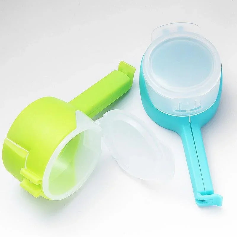 Bag Clips for Food Storage Sealing Clips with Pour Spouts Kitchen Chip Bag Clips Plastic Cap Sealer Clip Kitchen Storage