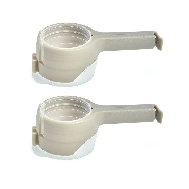 Bag Clips for Food Storage Sealing Clips with Pour Spouts Kitchen Chip Bag Clips Plastic Cap Sealer Clip Kitchen Storage
