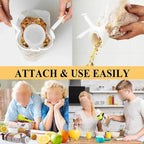 Bag Clips for Food Storage Sealing Clips with Pour Spouts Kitchen Chip Bag Clips Plastic Cap Sealer Clip Kitchen Storage