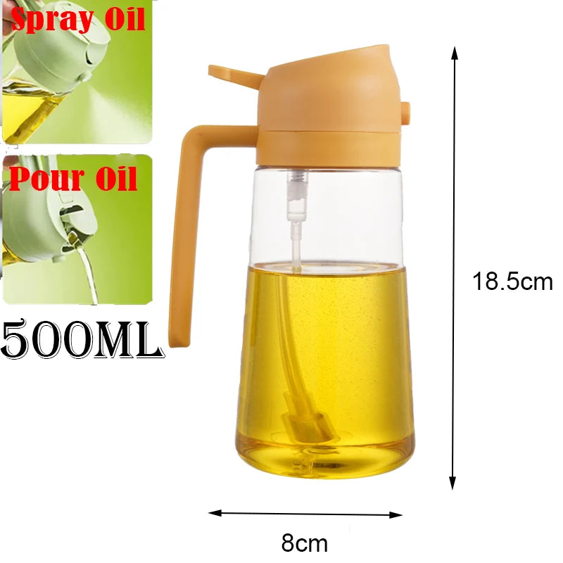 2in1 500ml Plastic oil sprayer
